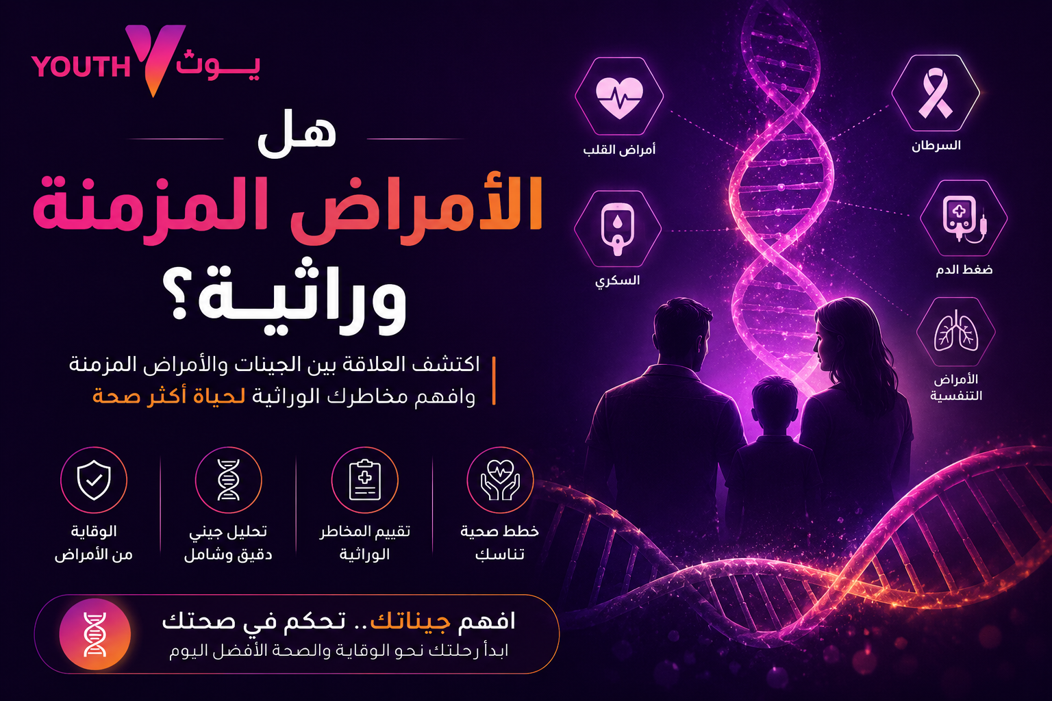 هل الأمراض المزمنة وراثية
